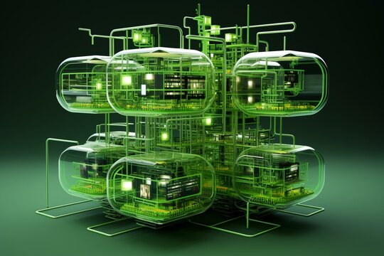 Green networking technology construction. Generative AI