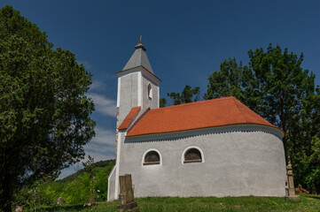 Naklejka premium Saint Ivan chapel from Abrahamhegy, Hungary