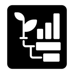 farm report icon, glyph icon style