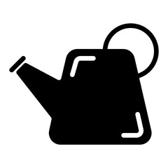 watering can icon, glyph icon style