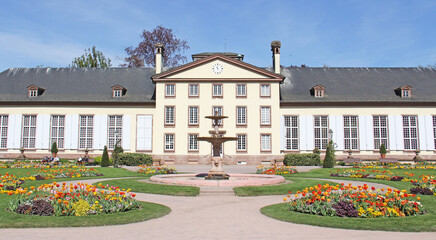 The Josephine pavilion in the Park de l'Orangerie, Strasbourg Alsace France 