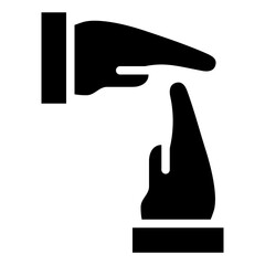  Time out, Hand, Sign, Signal, Sport, Basketball, Hockey Icon, Glyph style icon vector illustration, Suitable for website, mobile app, print, presentation, infographic and any other project.