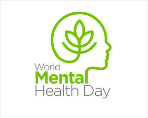 mental health day logo designs for medical and world health day