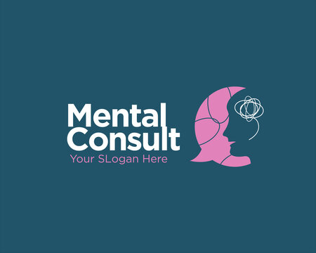 mental consultation logo designs for medical solution