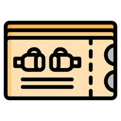 coupon, ticket, boxer, boxing, fighting, tickets, game, sport, icon, icons, graphic, design, vector, illustration, sign, symbol, pictogram, background, isolated, element, set, pack, collection, web, w