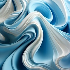 3d seamless wave background in blue tone