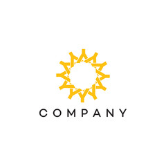 Letter y sunshine typography Hands leaf plat landscaping organic herbal earth eco care medial health Logo design, brand identity, business logo, editable vector