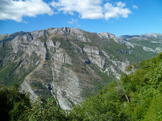 On the railroad from Kolasin to Podgorica