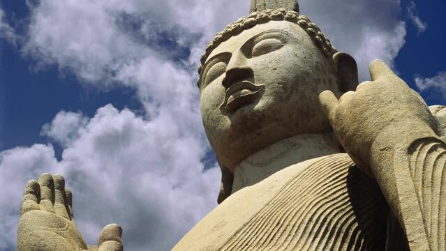 Avukana Buddha Statue in Sri Lanka