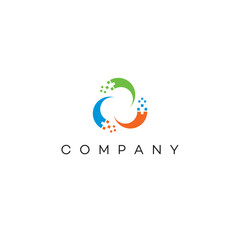 Celebration media entertainment technology innovative Logo design, brand identity, business logo, editable vector