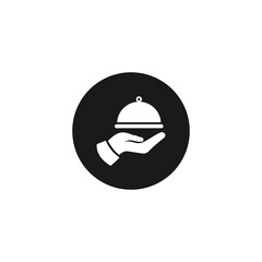 Serving size icon or Food serving icon vector isolated in flat style. Best serving size icon for apps, websites, or food serving design element.