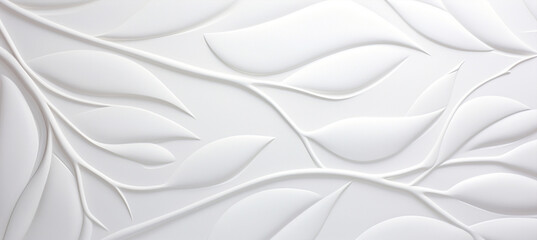 Naklejka premium Texture geometric wave pattern curve abstract modern shape art design wallpaper background white paper