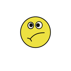 face isolated on white