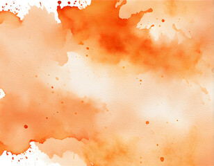 dark-orange-watercolor-background, generative ai