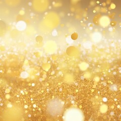 Yellow gold glitter background