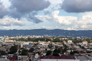 view of Guatemala city