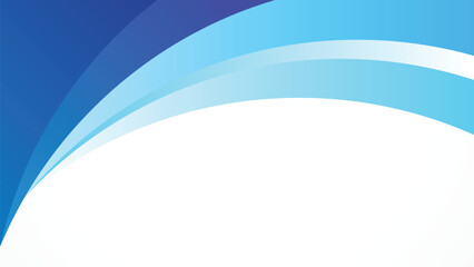 abstract blue line wave background. Blue paper waves abstract banner design. Elegant wavy vector background	