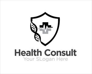 GENE health protection logo designs for medical service