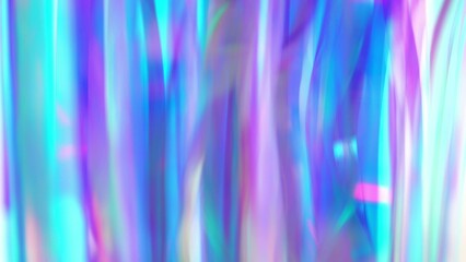 Holographic Abstract Pink and Blue Unicorn Blurry Background Overlay