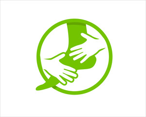 medical foot logo designs for health service and clinic logo