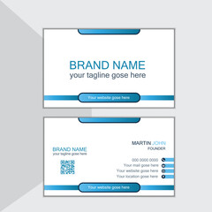 Fototapeta premium Modern corporate business card design template 