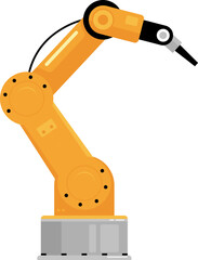 construction robotics illustration