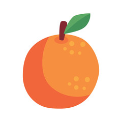 orange fresh fruit icon