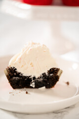 Chocolate peppermint cupcakes