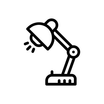 recommend clip art: lamp line icon