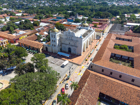 Iglesia de Comayagua, Honduras. Tomada con drone