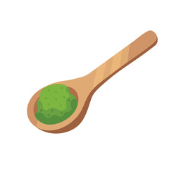 Matcha Tea spoon icon