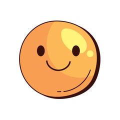happy smiley retro icon