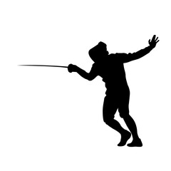 fencing silhouette