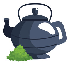 Matcha Tea teapot icon