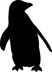 penguin silhouette
