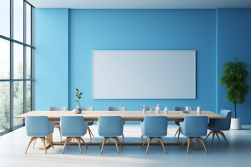 Luxury Meeting Room Illustration, create using Generative Artificial Intelligence Tool.