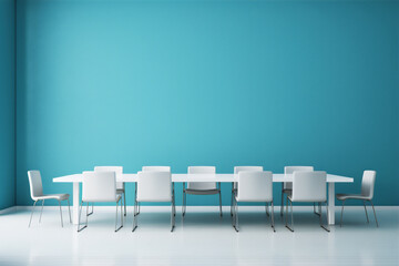 Luxury Meeting Room Illustration, create using Generative Artificial Intelligence Tool.