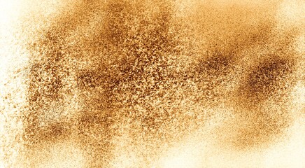 Graphic background of sand or cocoa powder brown beige gradient.