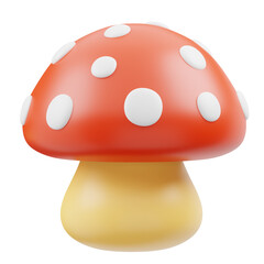 Mushroom 3D Icon