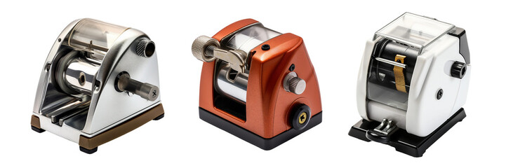 Fototapeta premium Pencil sharpener, transparent background, isolated image, generative AI 