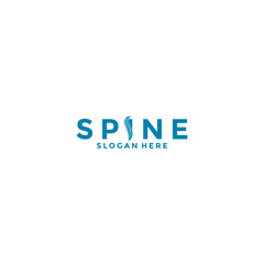 Spine logo design template icon,Chiropractic logo design unique idea concept