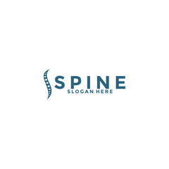 Spine logo design template icon,Chiropractic logo design unique idea concept