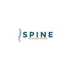 Spine logo design template icon,Chiropractic logo design unique idea concept