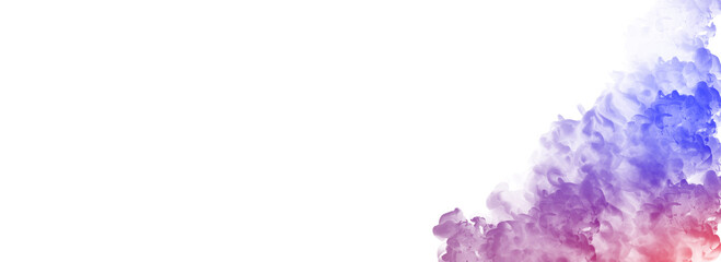 color smoke transparent background