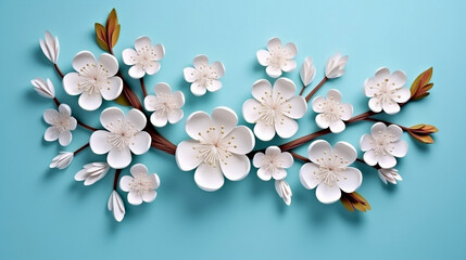 White flower beauty cherry nature season blossoms plant spring springtime bloom petal floral