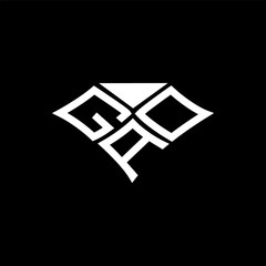 gad letter logo abstract creative design. gad unique design, gad minimalist element design  © Anar