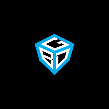 gbd letter logo abstract creative design. gbd unique design, gbd minimalist element design