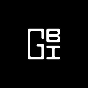 gbi letter logo abstract creative design. gbi unique design, gbi minimalist element design