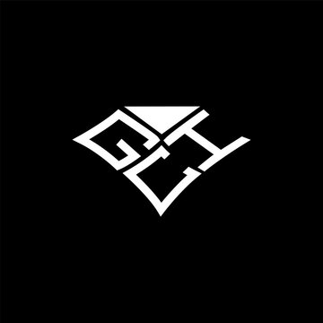GCI letter logo abstract creative design. GCI unique design, GCI minimalist element design.	