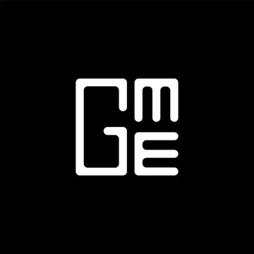 GME letter logo abstract creative design. GME unique design, GME minimalist element design.	